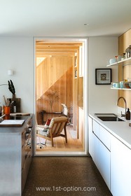 Kindred Mews - wood panelling - thumbnail