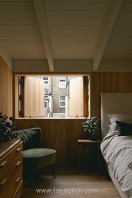 Kindred Mews - wood panelling - thumbnail