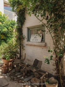 The Old Dairy - exposed brick wood paneling courtyard cobblestone french doors industrial modern gym rustic modern shabby chic - thumbnail